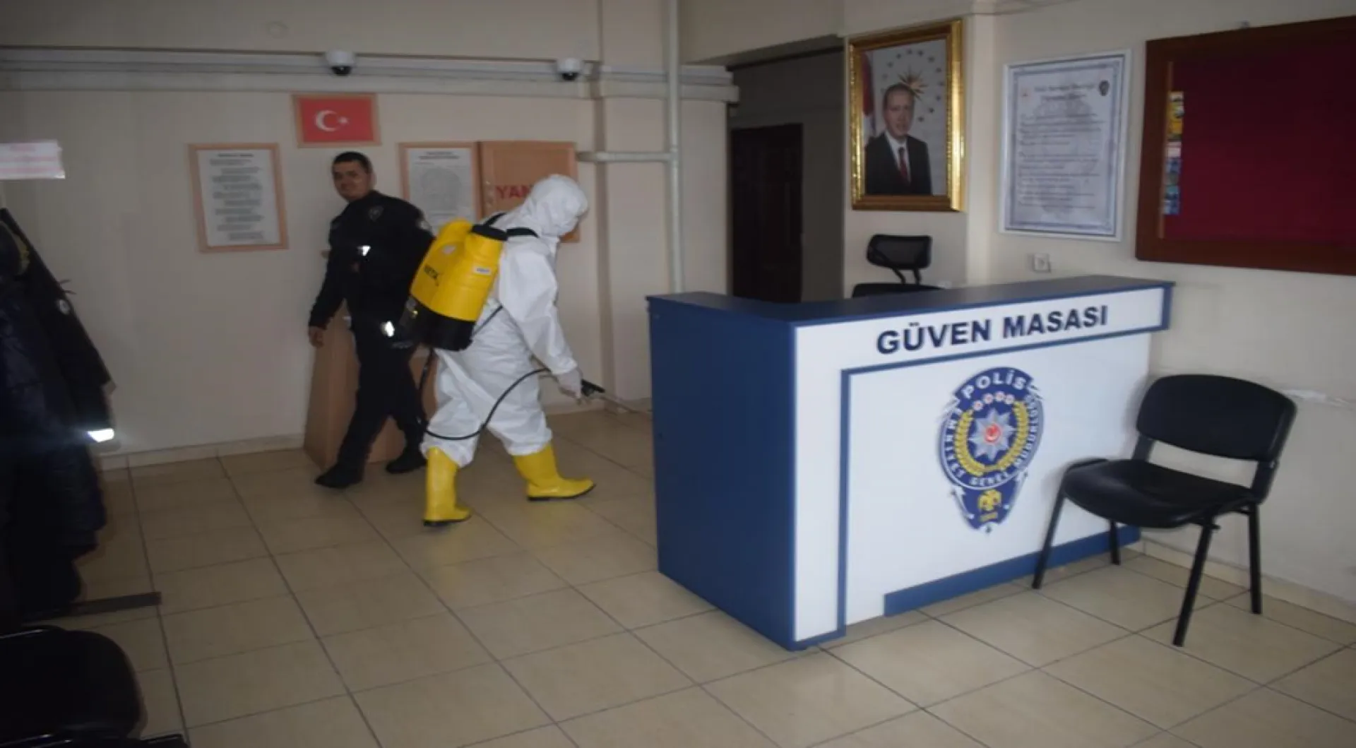 Covid-19 ile Mücadele Kapsamında Dezenfekte Çalışmaları Titizlikle Yürütüldü